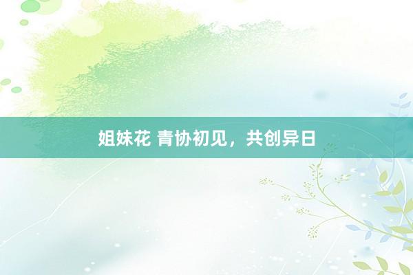 姐妹花 青协初见，共创异日